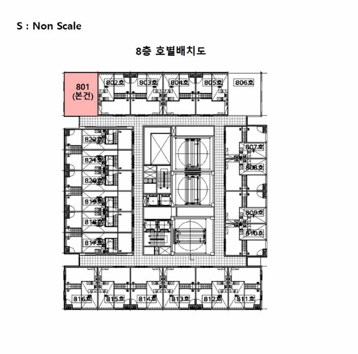부산광역시 부산진구 범천동 848-8 부산 범일 로얄팰리스 2차 8층801호 오피스텔 경매 사진 11