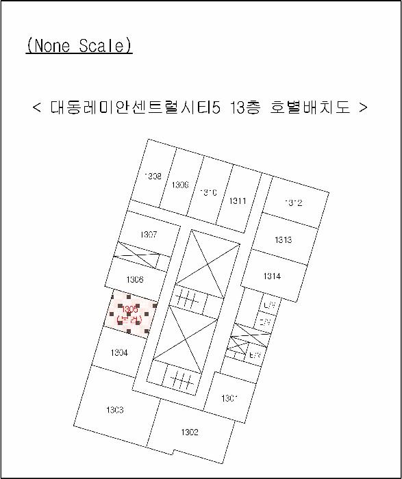 부산광역시 부산진구 범천동 849-2 대동레미안센트럴시티5 13층1305호 오피스텔 경매 사진 6
