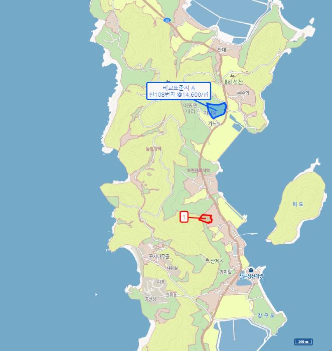 충청남도 태안군 이원면 내리 산166-3 임야 경매 사진 13