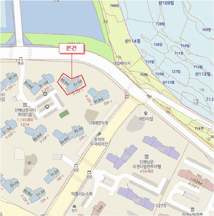 경상남도 창원시 진해구 남문동 1274-1 시티프라디움1차아파트 110동 13층1303호 아파트 경매 사진 12