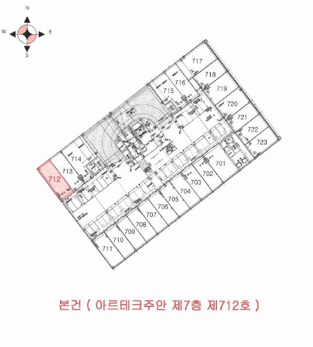 인천광역시 서구 가좌동 524-11 아르테크주안 7층712호 아파트형공장 경매 사진 7