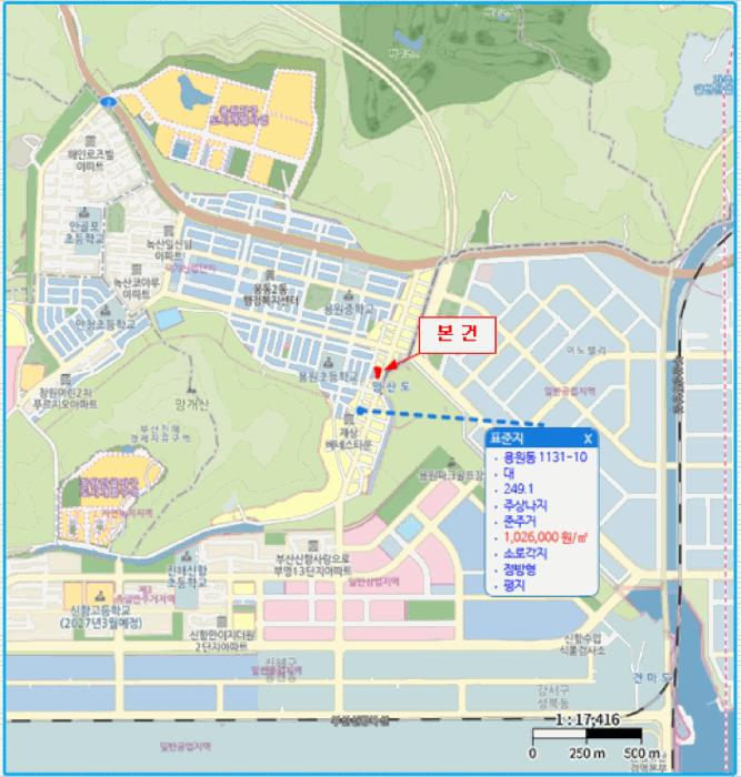 경상남도 창원시 진해구 용원동 1128 대지 경매 사진 6