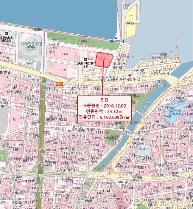 제주특별자치도 제주시 건입동 1443-2 호텔휘슬제주 8층838호 콘도(호텔) 경매 사진 8