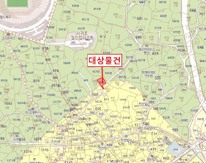 제주특별자치도 서귀포시 법환동 604 대지 경매 사진 13