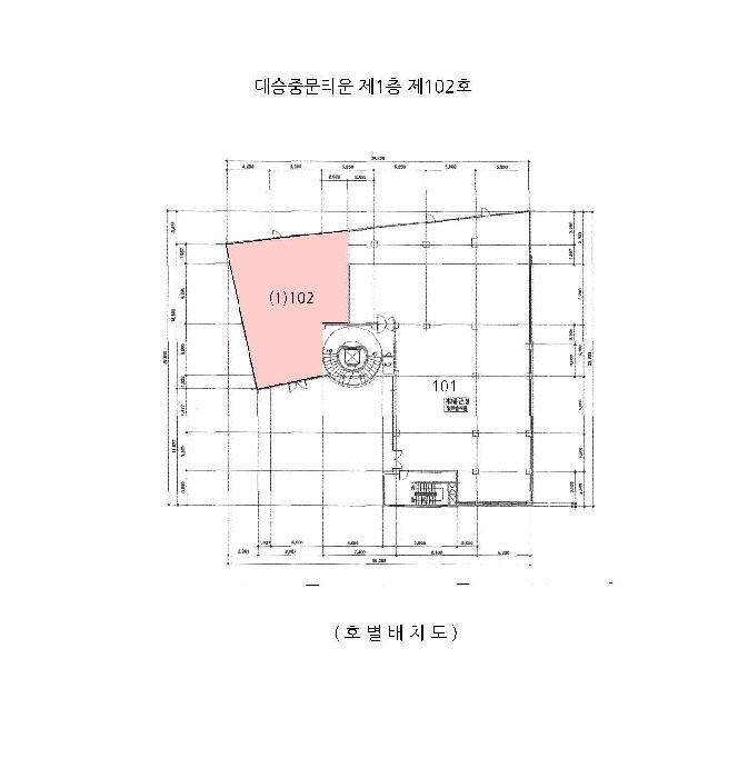 충청북도 청주시 서원구 사창동 385-13 대승중문타운 1층102호 근린상가 경매 사진 18