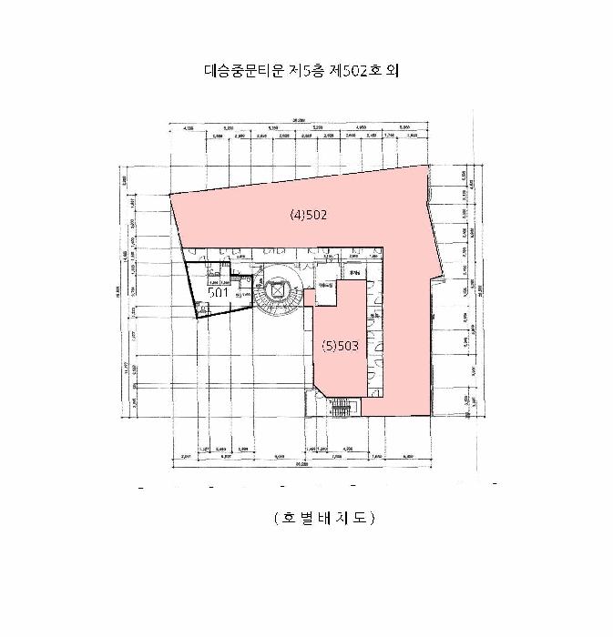 충청북도 청주시 서원구 사창동 385-13 대승중문타운 5층502호 근린상가 경매 사진 16