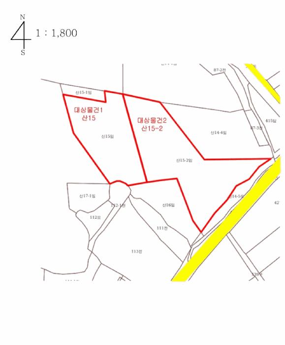 충청북도 청주시 상당구 미원면 운용리 산15 임야 경매 사진 18