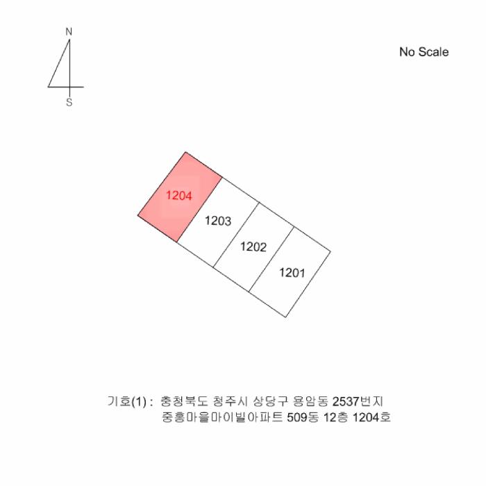 충청북도 청주시 상당구 용암동 2537 중흥마을마이빌아파트 509동 12층1204호 아파트 경매 사진 6