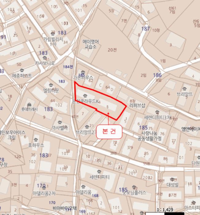 경기도 파주시 야당동 185-4 운정클라우드케이 비동 1,2,3,4층비05호구) 경기도 파주시 야당동 185-4 다세대(빌라) 경매 사진 13