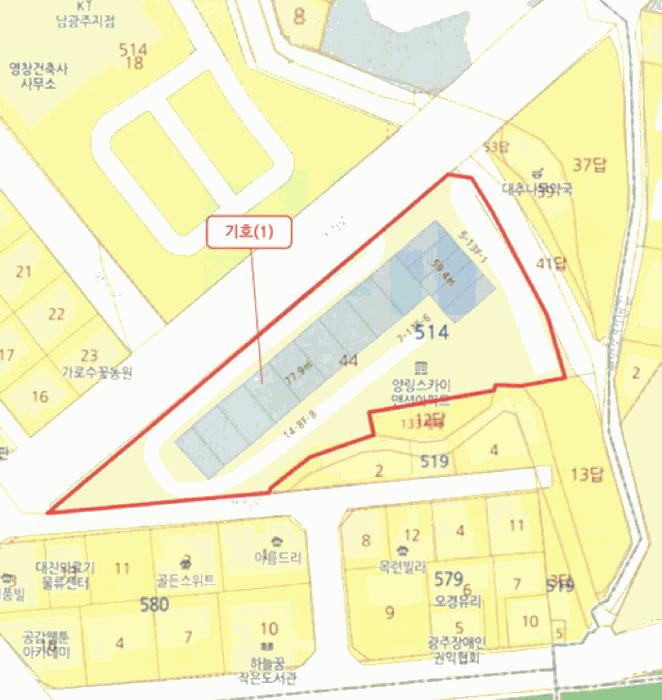 광주광역시 남구 백운동 514-44 8층811호 아파트 경매 사진 7