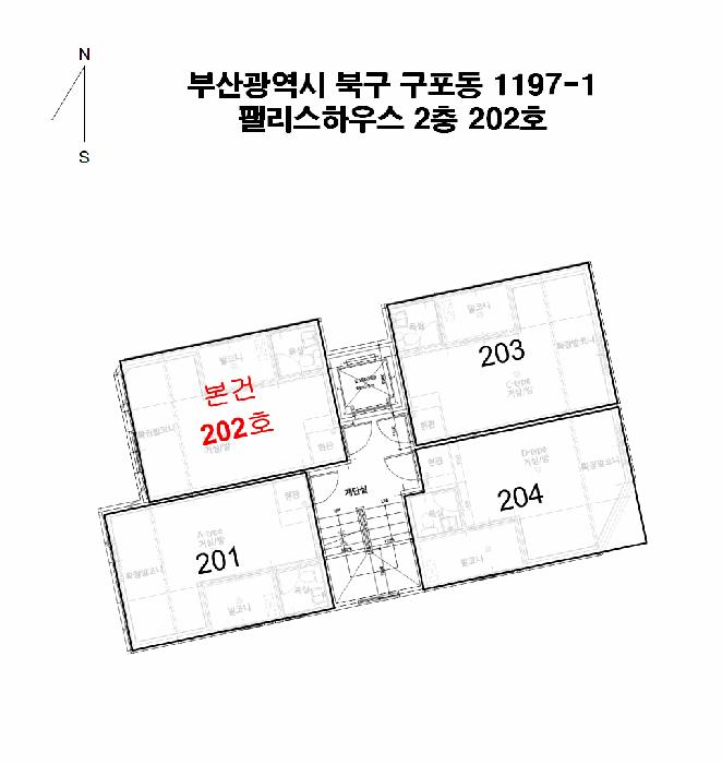 부산광역시 북구 구포동 1197-1 팰리스하우스 2층202호 다세대(빌라) 경매 사진 8