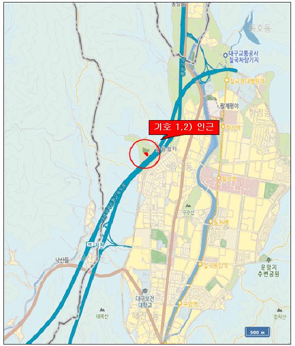 대구광역시 북구 관음동 123-1 답 경매 사진 9