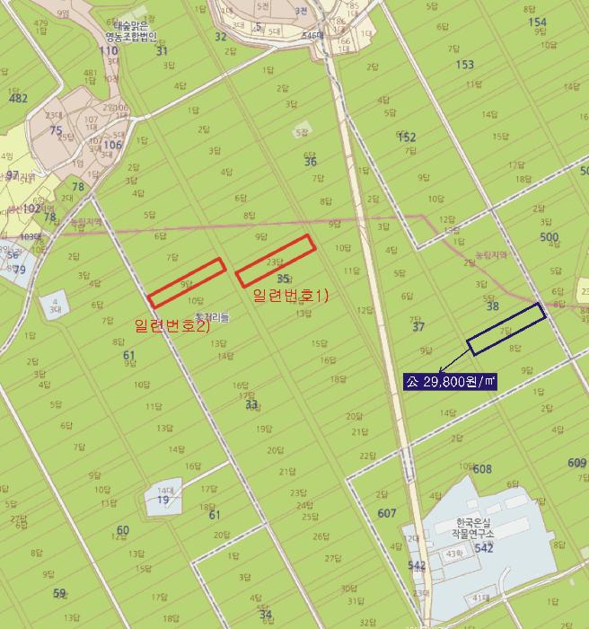전라남도 담양군 수북면 나산리 33-9 답 경매 사진 7