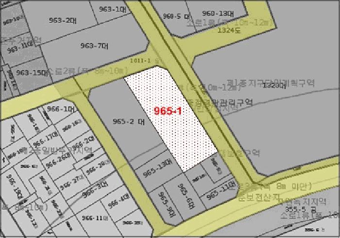 광주광역시 남구 주월동 965-1 대지 경매 사진 11