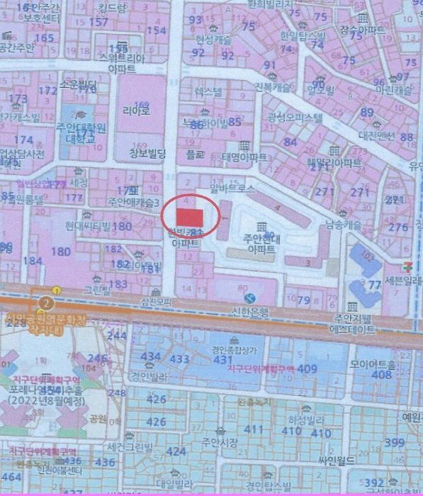 인천광역시 미추홀구 주안중로 12, 2층203호 (주안동,한빛캐슬)구) 인천광역시 미추홀구 주안동 81-8 오피스텔 경매 사진 13