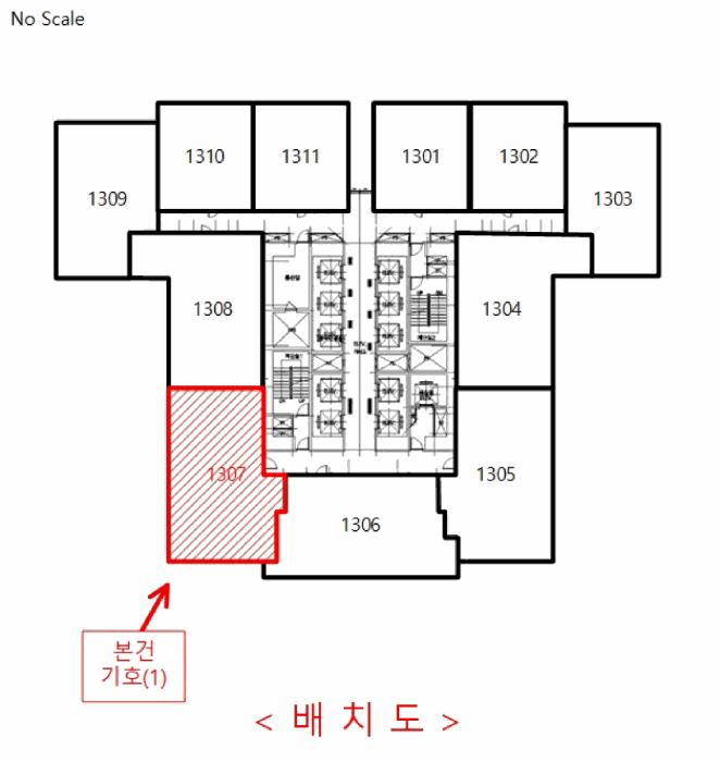 인천광역시 서구 청라동 159-1 청라롯데캐슬 201동 13층1307호 오피스텔 경매 사진 11