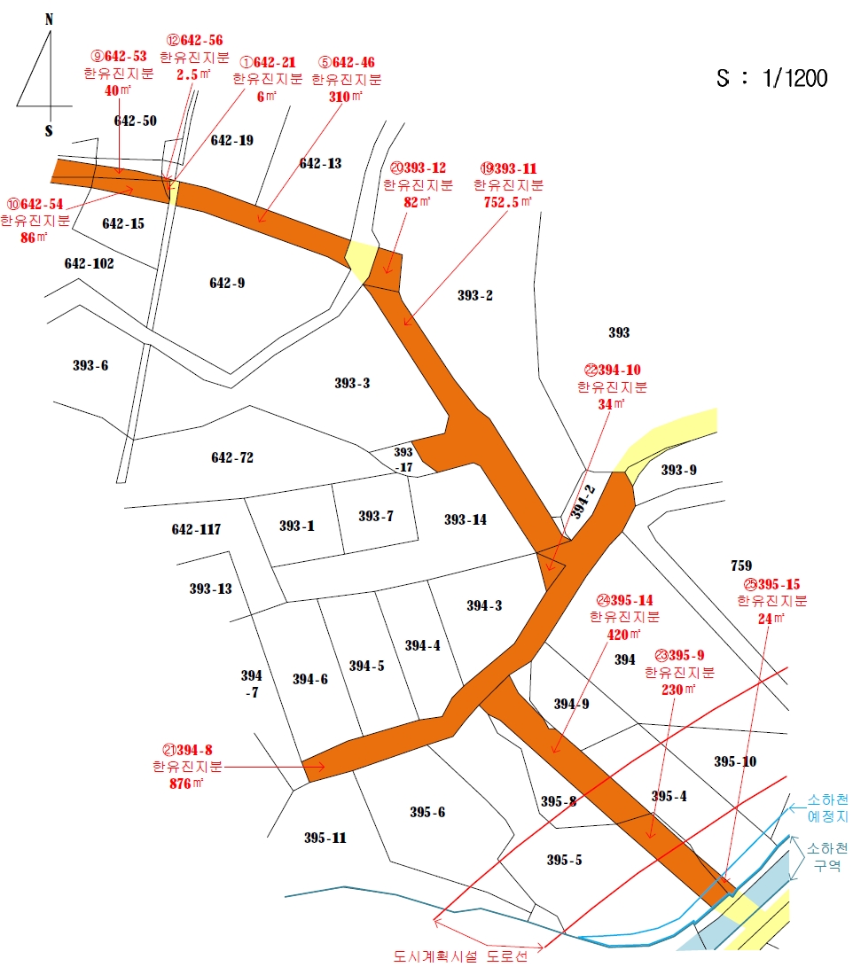 경기도 고양시 일산동구 사리현동 642-41 외 16필지 도로 경매 사진 42