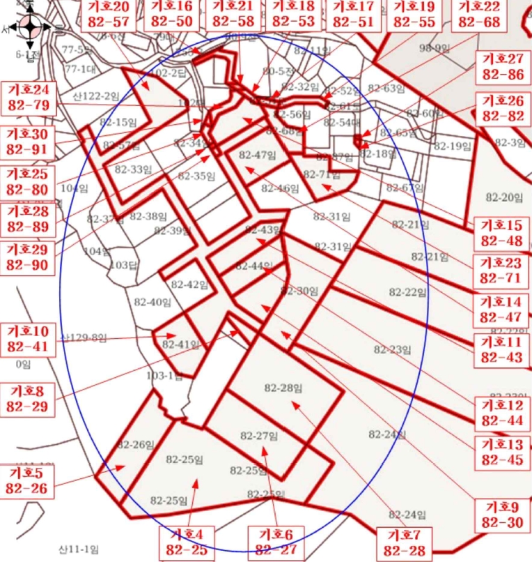 경기도 광주시 퇴촌면 관음리 82-20 외 41필지 임야 경매 사진 52