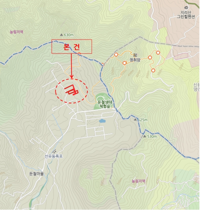 경상남도 산청군 신안면 안봉리 산24-19 외 4필지 임야 경매 사진 15