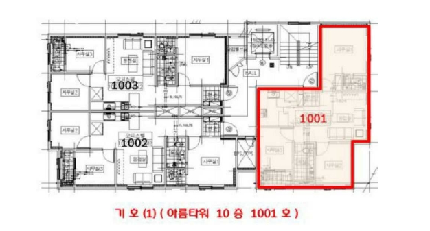 인천 미추홀구 숭의동 185-38, 10층1001호 (숭의동,아름타워) 외 1필지 오피스텔(주거) 경매 사진 11