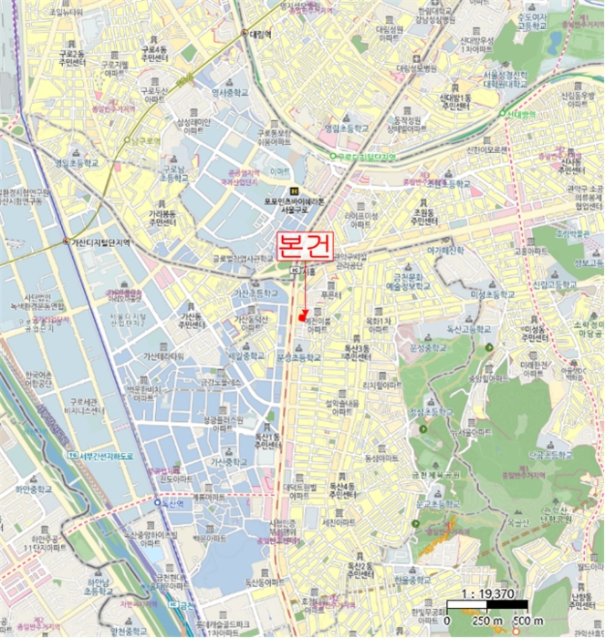 서울 금천구 독산동 967-5, 제2층 제202호 (독산동, 엠에스 빌) 외 1필지 다세대주택 경매 사진 11
