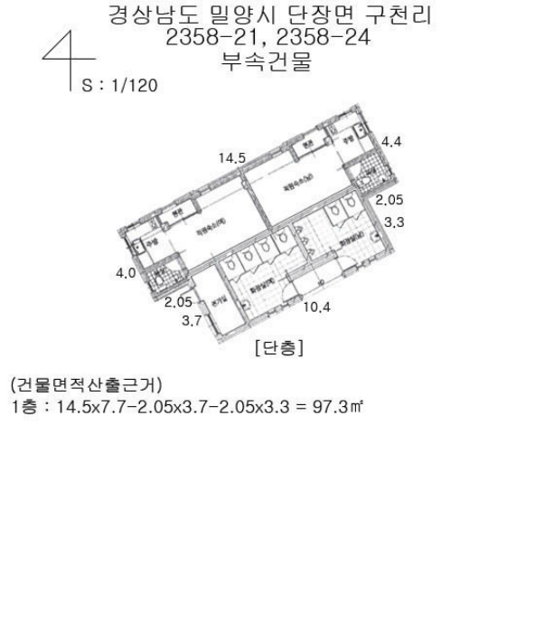 경남 밀양시 단장면 구천리 2358-21 외 13필지 숙박시설 경매 사진 61