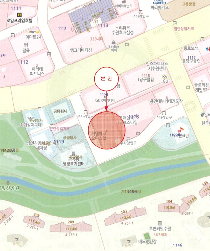 경기 수원시 권선구 금곡동 1118-3, 9층914호 (금곡동,커낼파크) 오피스텔(주거) 경매 사진 15