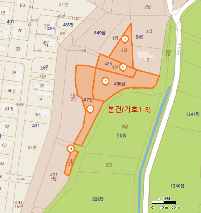 경기도 화성시 장안면 사곡리 849-4 외 4필지 답 경매 사진 29