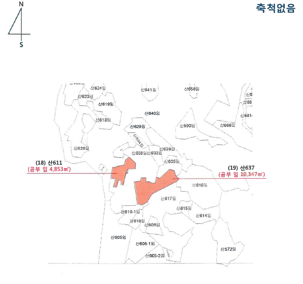 강원도 평창군 대화면 하안미리 산611 외 1필지 임야 경매 사진 4