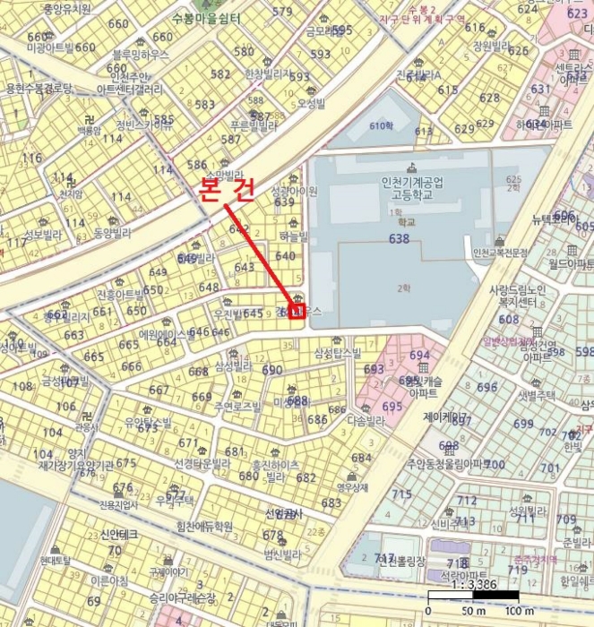 인천 미추홀구 주안동 644-7, 1층102호 (주안동,범창빌라) 다세대주택 경매 사진 12