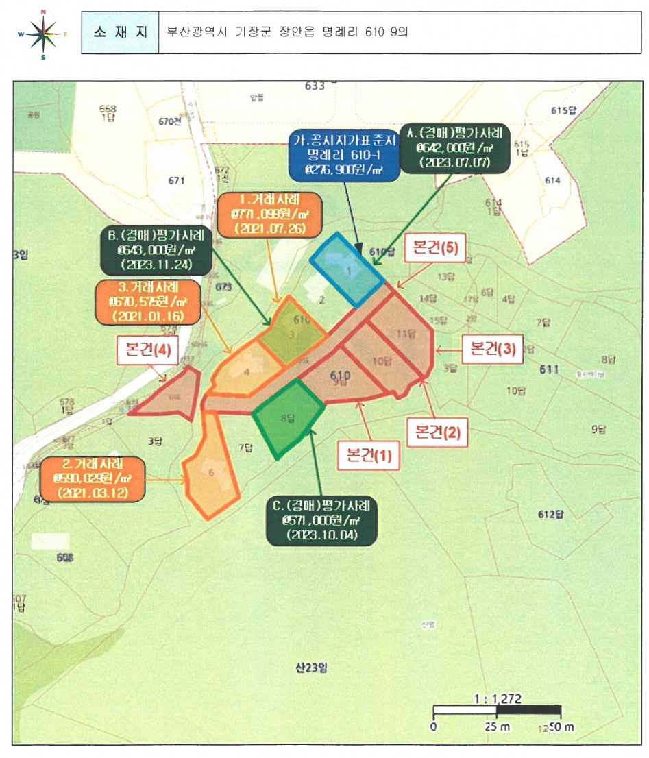 부산광역시 기장군 장안읍 명례리 610-2 외 26필지 단독주택 경매 사진 71