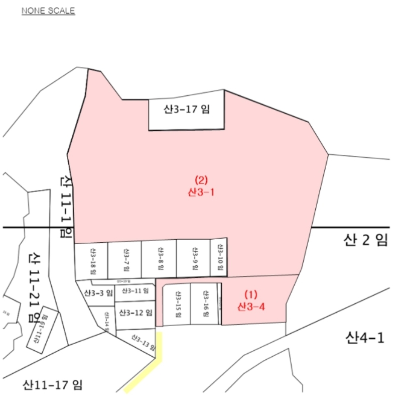 경기도 양평군 서종면 문호리 산3-4 외 2필지 임야 경매 사진 21
