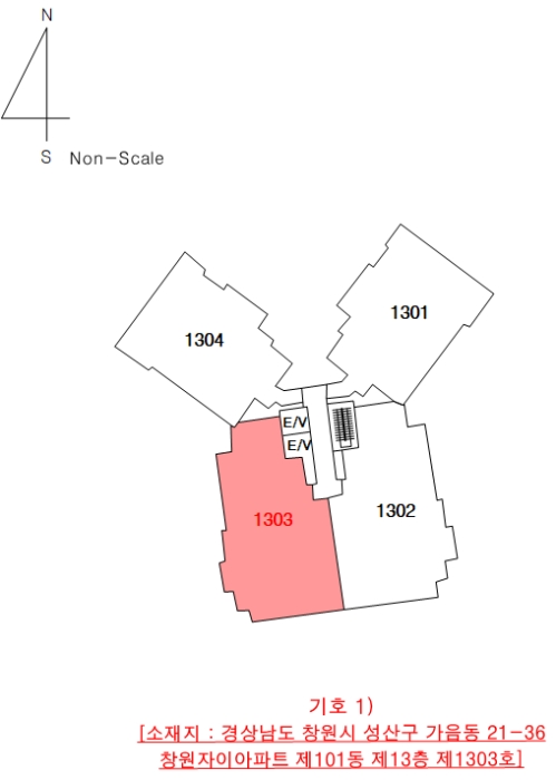 경남 창원시 성산구 가음동 21-36, 101동 13층1303호 (가음동,창원자이아파트) 아파트 경매 사진 9