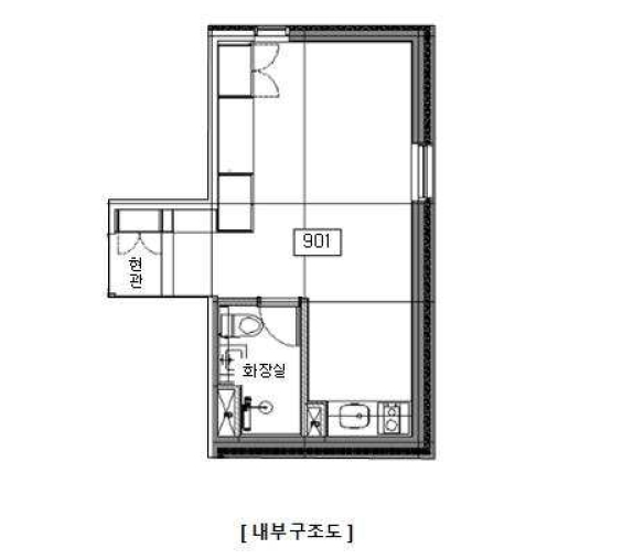서울 광진구 중곡동 649-11, 9층901호 (중곡동,평강오피스텔) 외 1필지 오피스텔(주거) 경매 사진 12