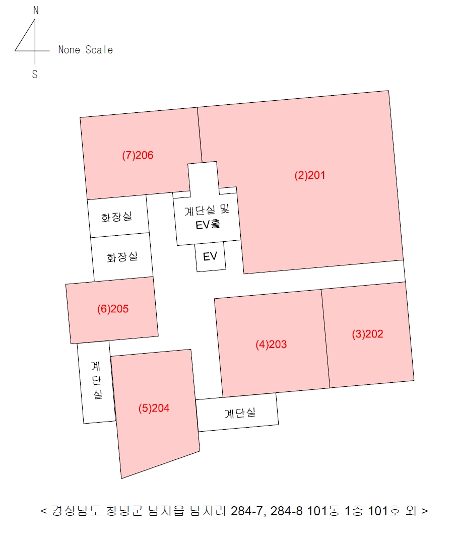 경상남도 창녕군 남지읍 남지리 284-7 101동 1층101호 외 43개호 외 1필지 아파트 경매 사진 17