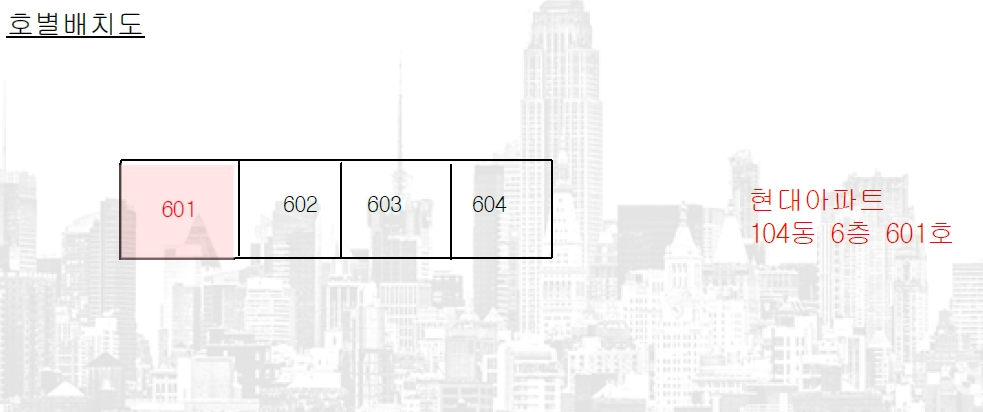 대전 중구 유천동 10, 104동 6층601호 (유천동,현대아파트) 아파트 경매 사진 12