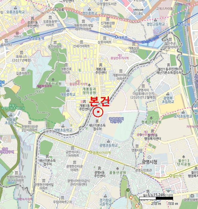 경기 광명시 광명동 52-5, 4층402호 (광명동,주건축물제1동) 외 1필지 다세대주택 경매 사진 12