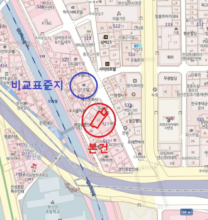 부산광역시 부산진구 부전동 532-47 외 1필지 대지 경매 사진 15
