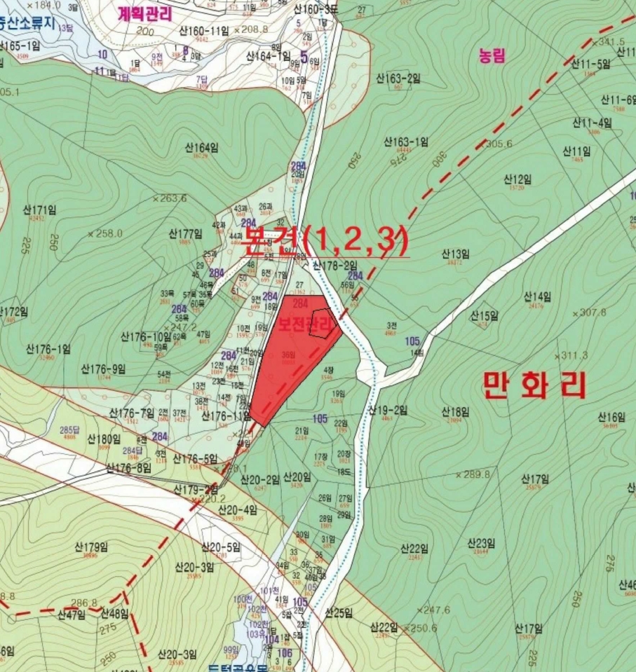 울산광역시 울주군 두동면 구미리 284-93 임야 경매 사진 10