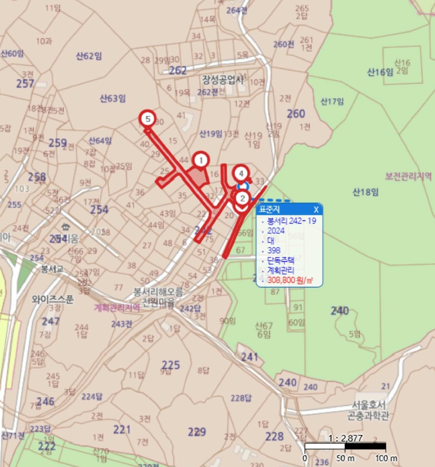 경기도 파주시 파주읍 봉서리 242-31 외 4필지 대지 경매 사진 38