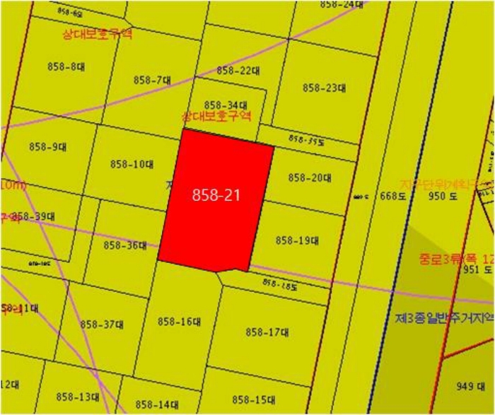 울산광역시 동구 화정동 858-21 대지 경매 사진 22