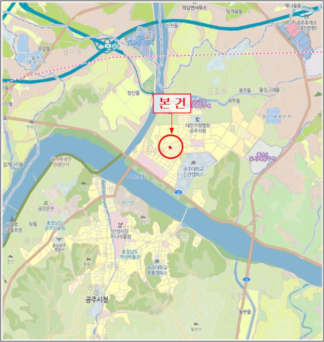 충남 공주시 신관동 638-3, 1층109호 (신관동,동양프라자) 외 6필지 근린상가 경매 사진 13