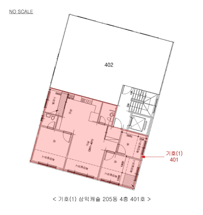 경기 의정부시 호원동 226-249, 205동 4층401호 (호원동,삼익캐슬) 다세대주택 경매 사진 13