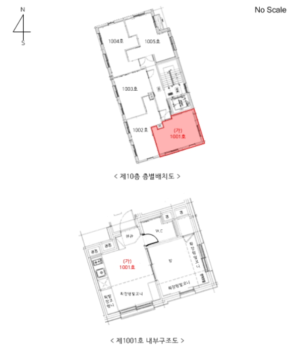 서울 강동구 천호동 562, 10층1001호 (천호동,스카이캐슬라) 외 1필지 도시형생활주택 경매 사진 10