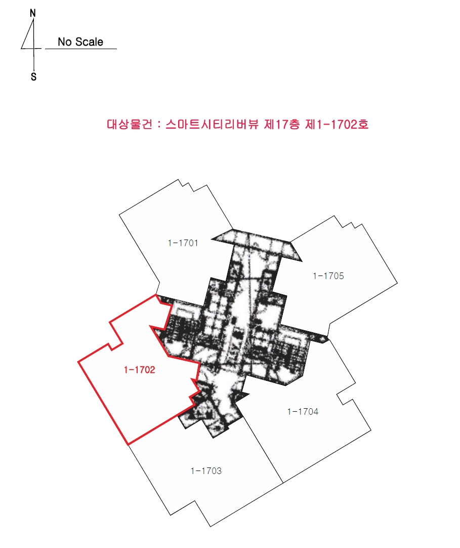대전 유성구 도룡동 4-28, 17층1-1702호 (도룡동,스마트시티리버뷰) 오피스텔(주거) 경매 사진 12