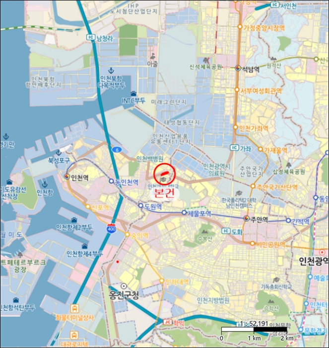 인천 동구 송림동 346, 102동 3층301호 (송림동,송림파인앤유주상복합아파트) 아파트 경매 사진 10