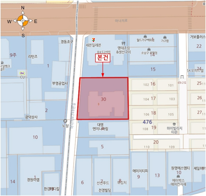 인천 계양구 작전동 476-30, 비동 2층203호 (작전동,비케이디센트) 오피스텔(주거) 경매 사진 9