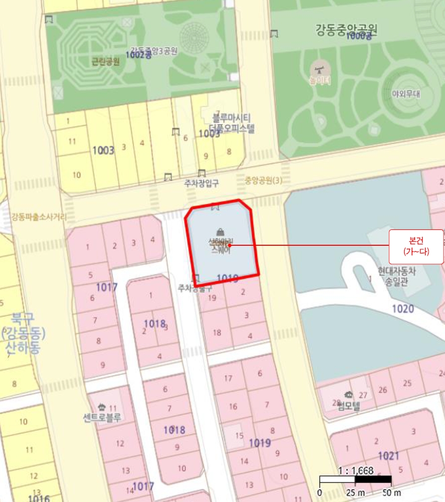 울산 북구 산하동 1019-1, 1층101호 근린상가 경매 사진 6