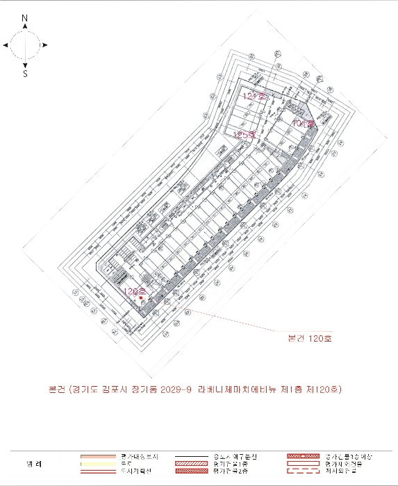 경기 김포시 장기동 2029-9, 1층120호 (장기동,라베니체마치에비뉴4) 외 1필지 근린상가 경매 사진 10