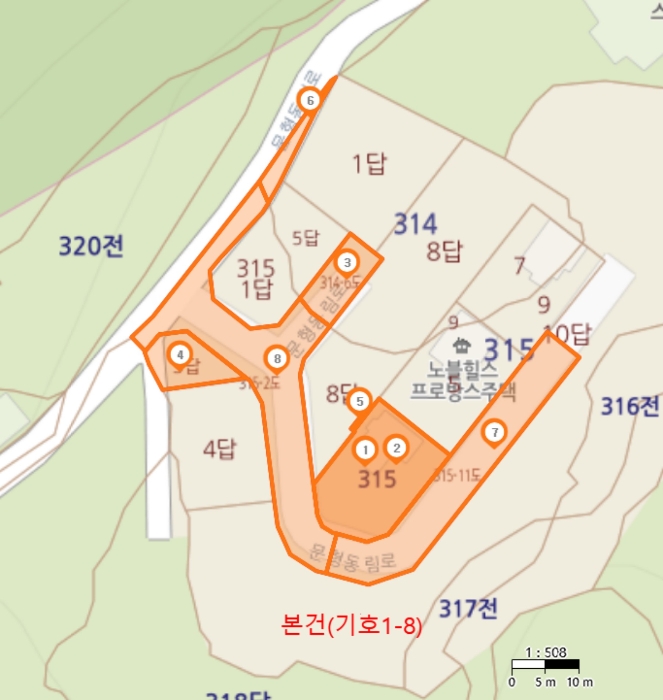 경기 용인시 처인구 모현읍 동림리 315 외 8필지 단독주택 경매 사진 58